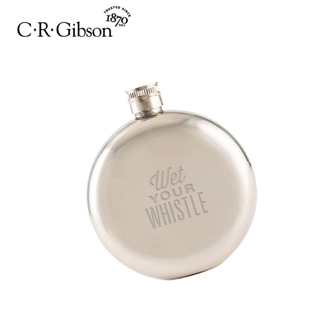 C.R. Gibson Mini “Wet your Whistle” Metal Flask